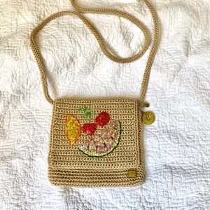 NWOT The SAK, Tan colorful Summer Fruit Design